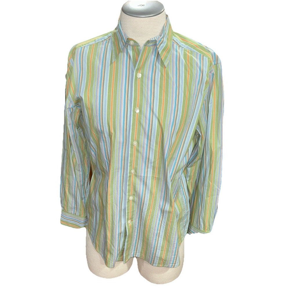 Nyne Mens Shirt Medium Long Sleeve‎ Button